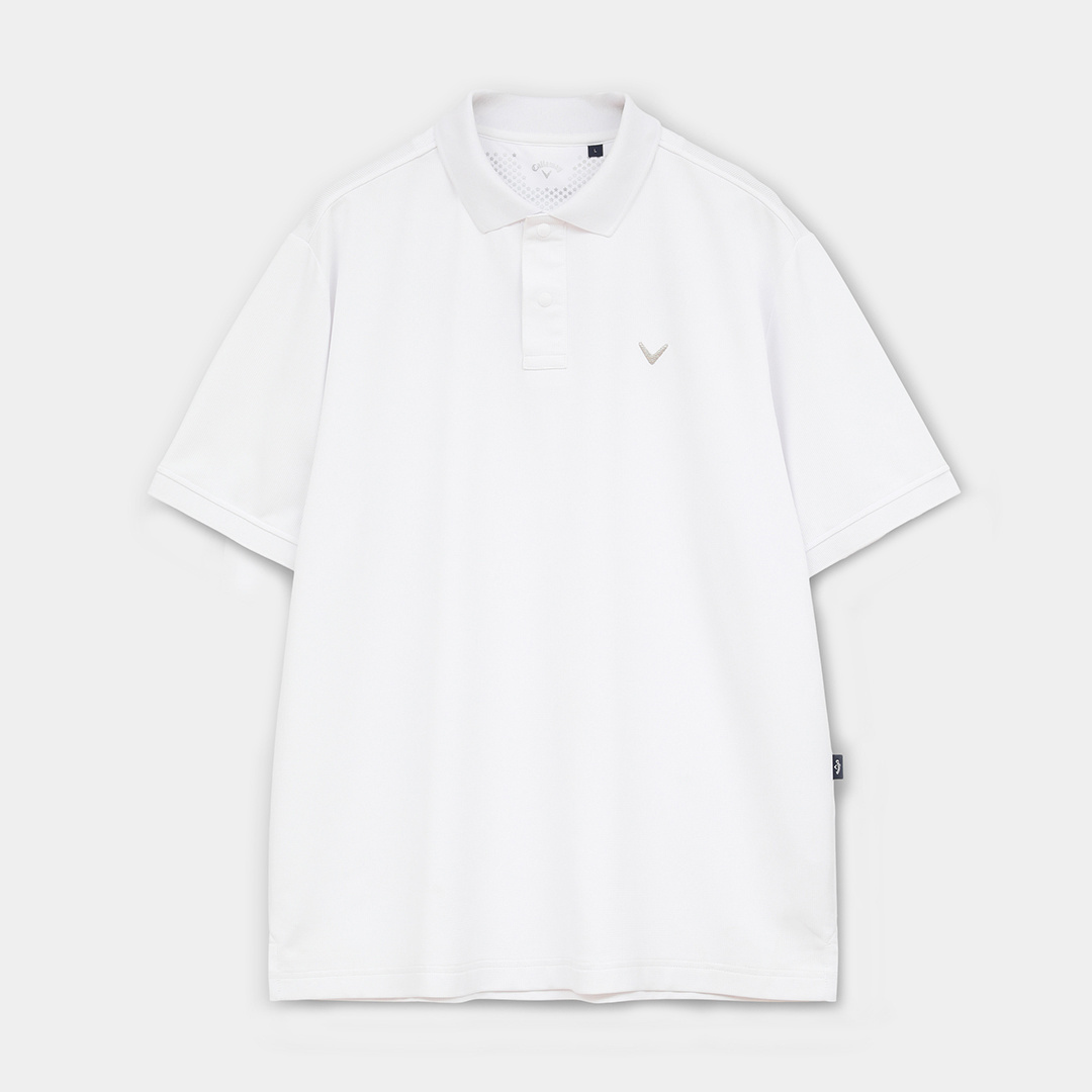 ミニワッフルリラックス半袖ポロシャツ ※4Lサイズあり (MENS)