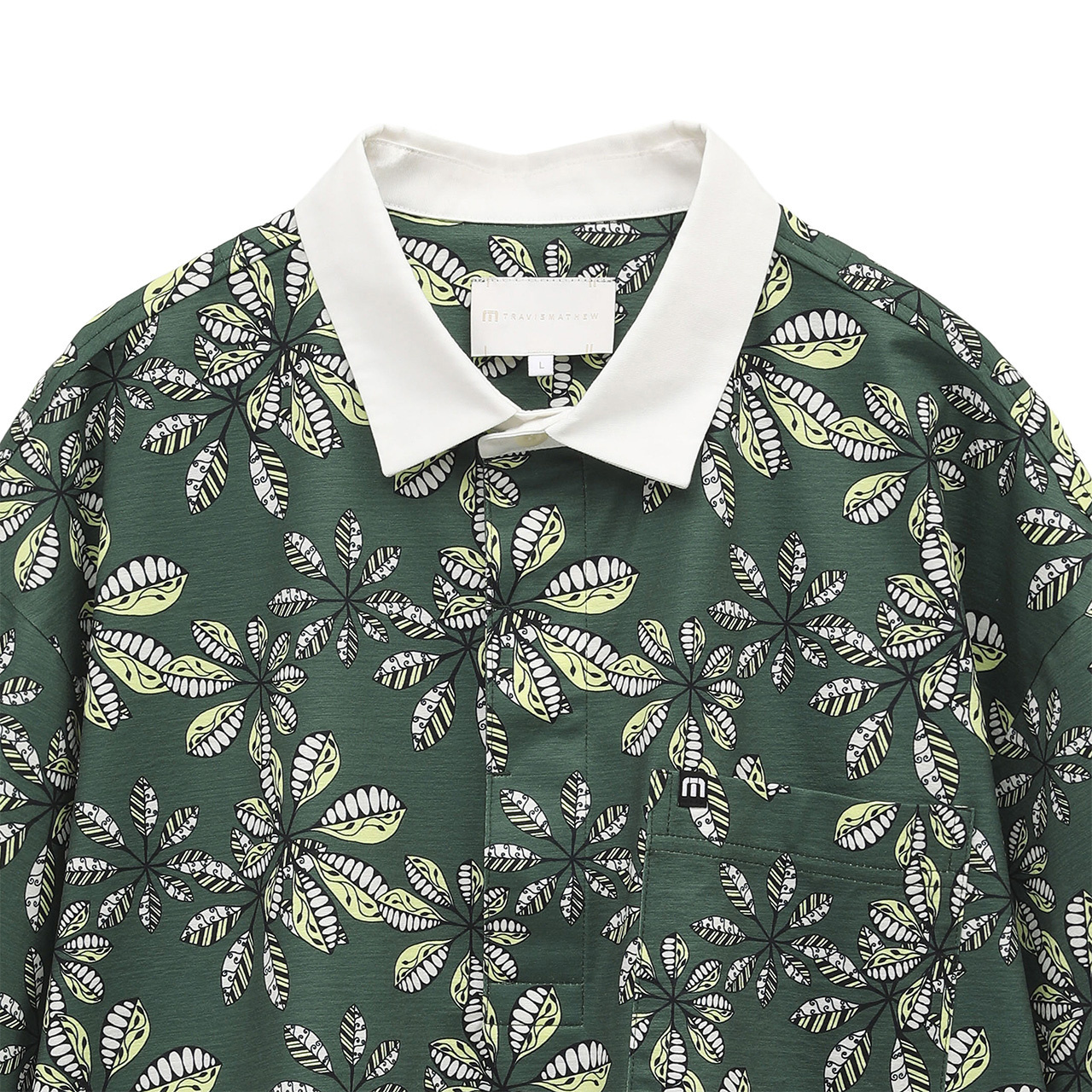 ペイズリープリント 半袖ポロ(MENS)