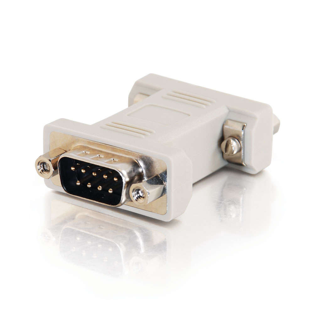 MultiSync® VGA HD15 Female to DB9 Male Serial RS232 Adapter VGA Adapters & Converters