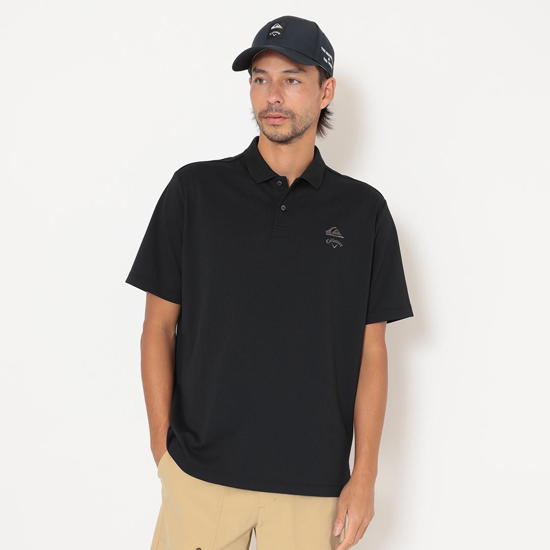 QUIKSILVERコラボ/バックロゴ半袖ポロシャツ (MENS)