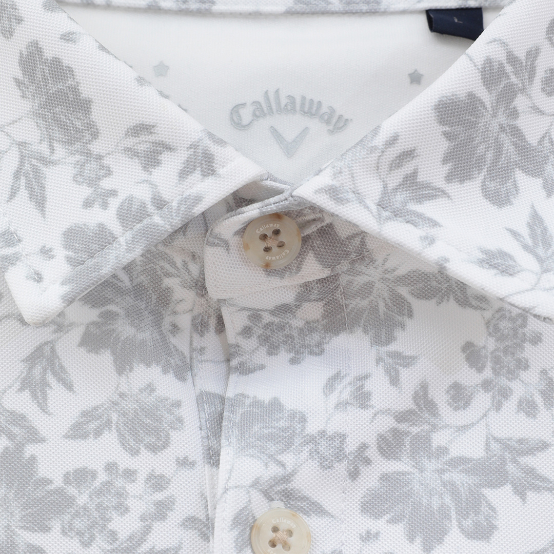 Callaway フラワープリント ジャケット M フラワープリントカノコシャツ ※4Lサイズあり (MENS)