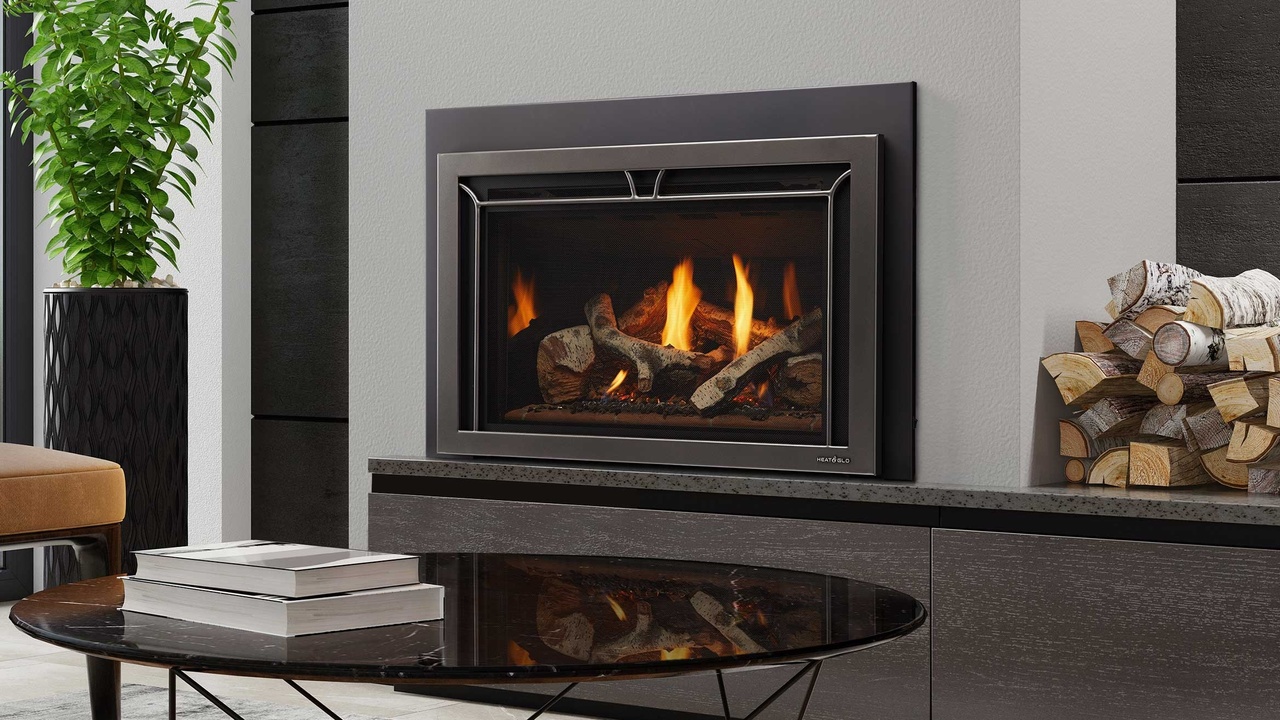 Supreme Indoor Gas Fireplace Insert Heat & Glo