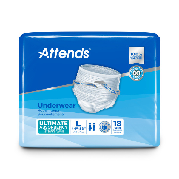 Attends Underwear, Ultimate, Large - 144/case (APUL2 Health & Beauty Health Care Incontinence Aids) photo