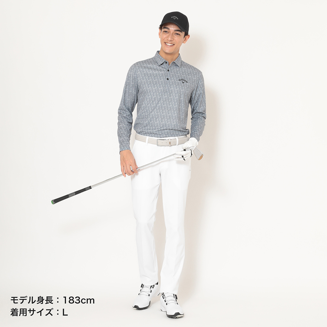 ストレッチピケテーパードパンツ (MENS)