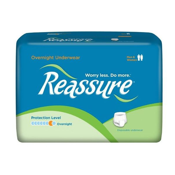 Reassure Overnight Underwear, X-Small - 22/bag (ROUST Health & Beauty Health Care Incontinence Aids) photo
