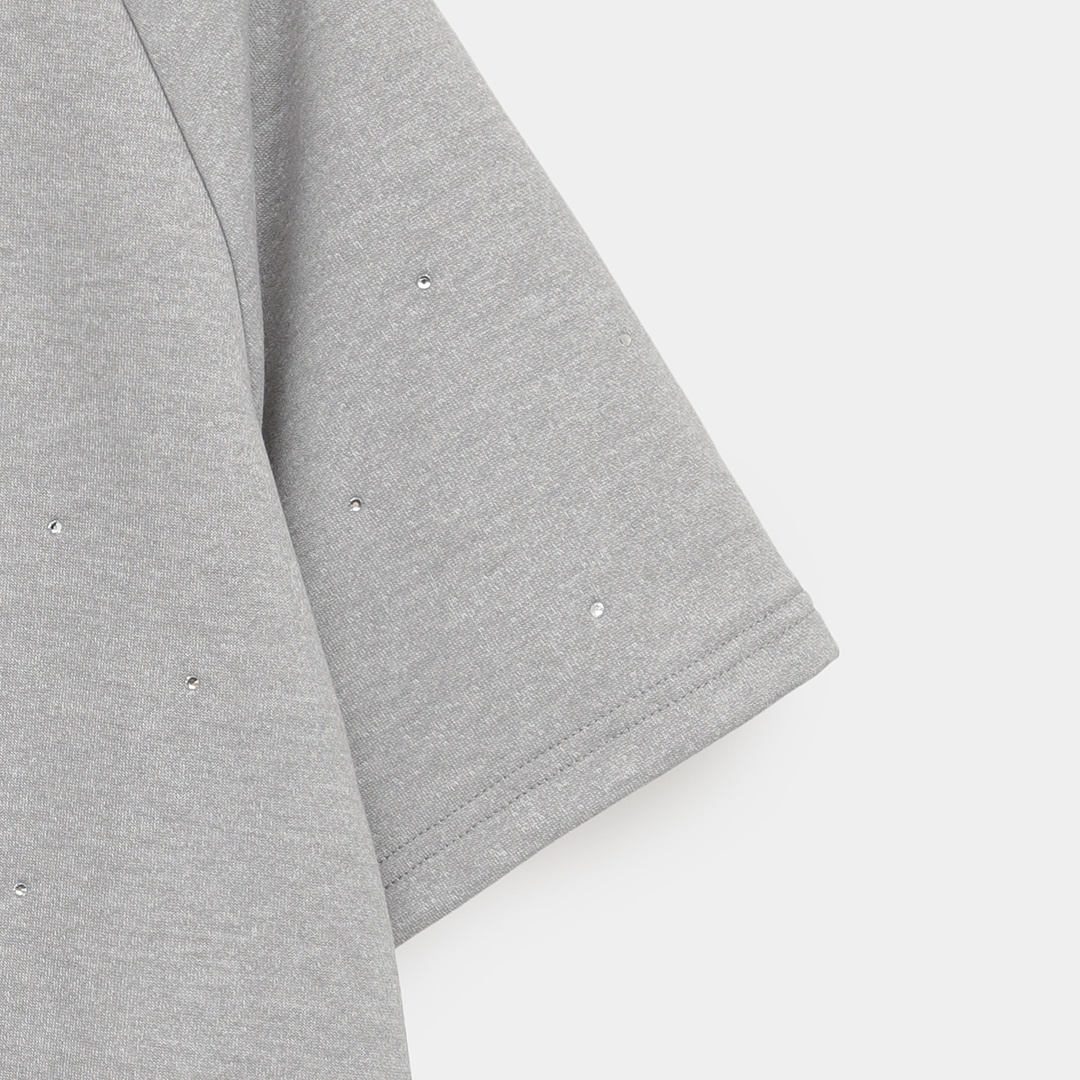 Drawer クルーネック半袖スウェット Goodwear (グッドウェア) USAコットン ポケット クルーネック