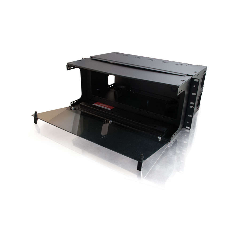 4u 12-Panel Rackmount Fiber Optic Enclosure
