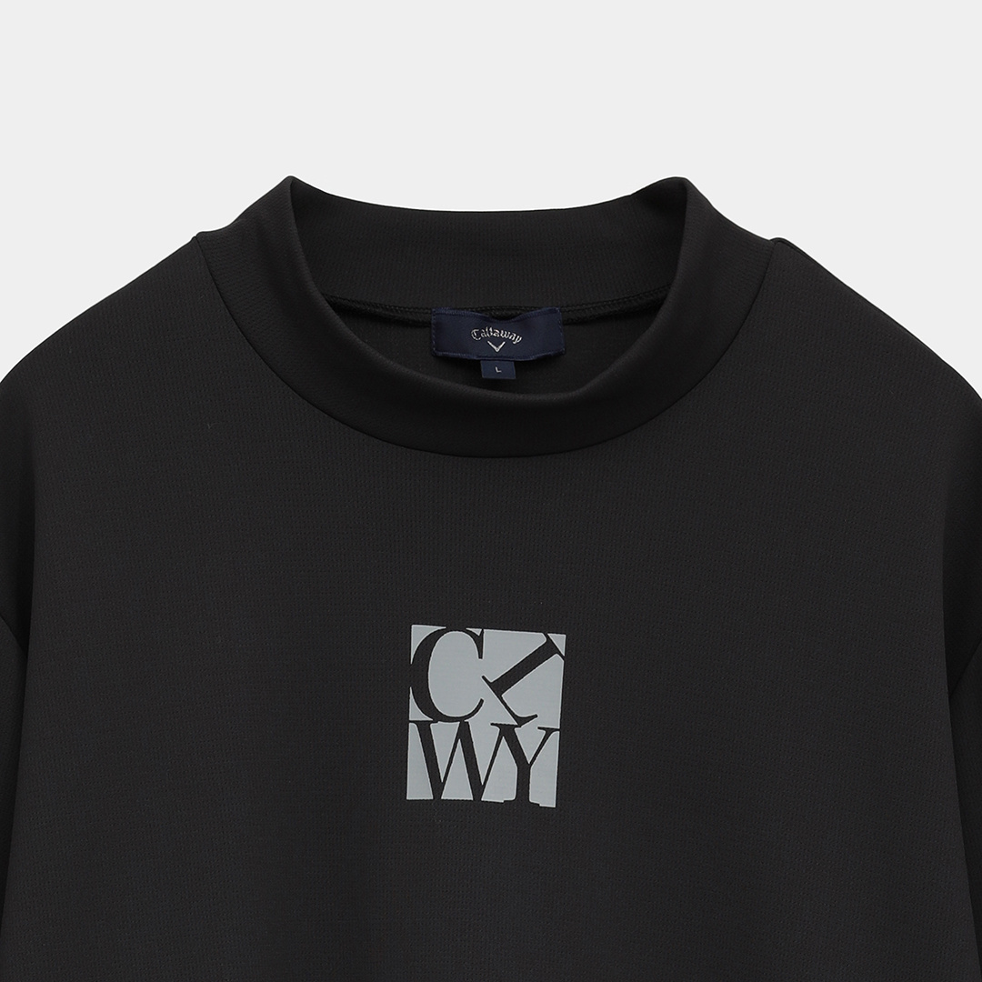 タックリバー長袖モックネックシャツ (MENS)