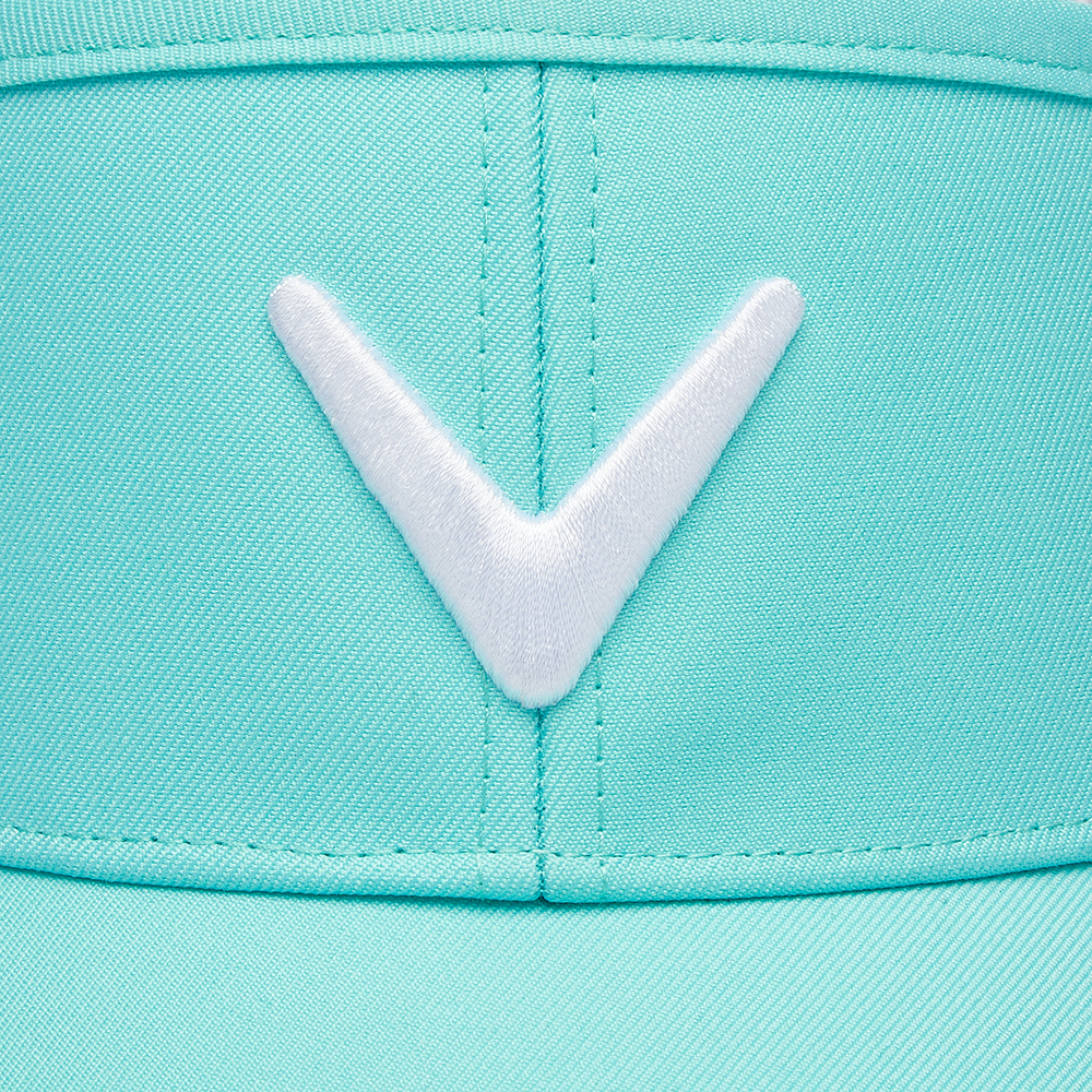 우먼스 쉐브론 여성 벨크로 바이저