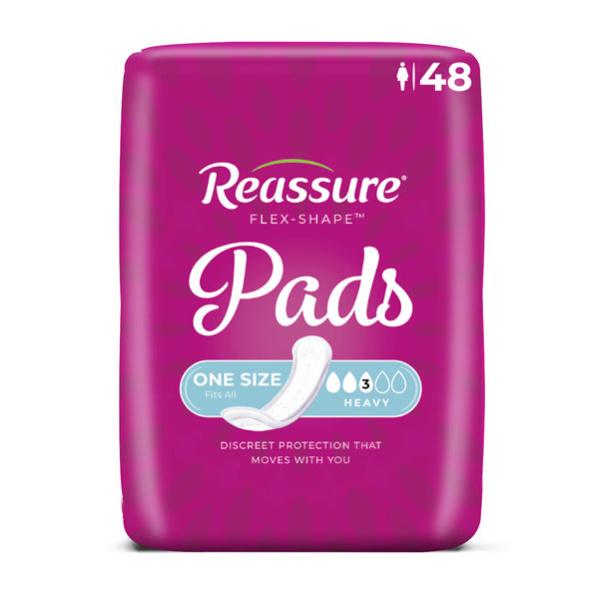 Reassure Flex-Shape Pad, Heavy, 192/case (REDPH Health & Beauty Health Care Incontinence Aids) photo