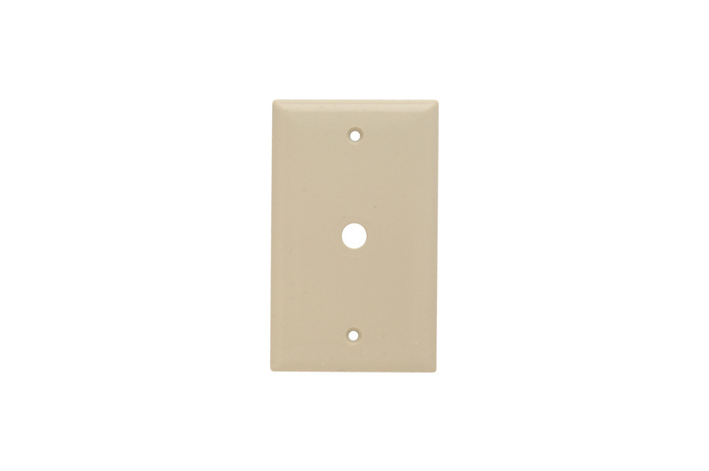 Communication Plate, One Gang, Ivory