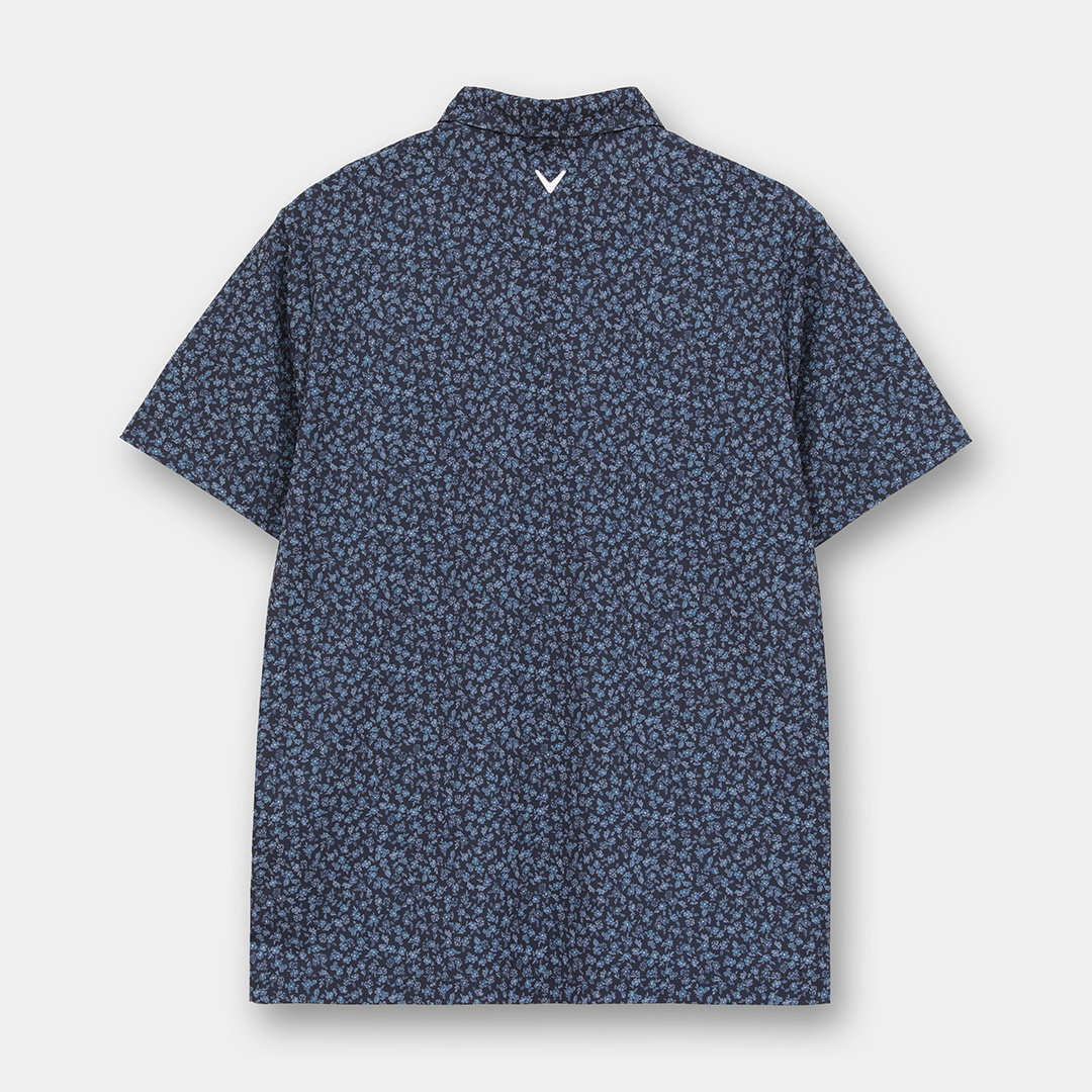 ミニカノコ小花総柄半袖シャツ ※4Lサイズあり (MENS)