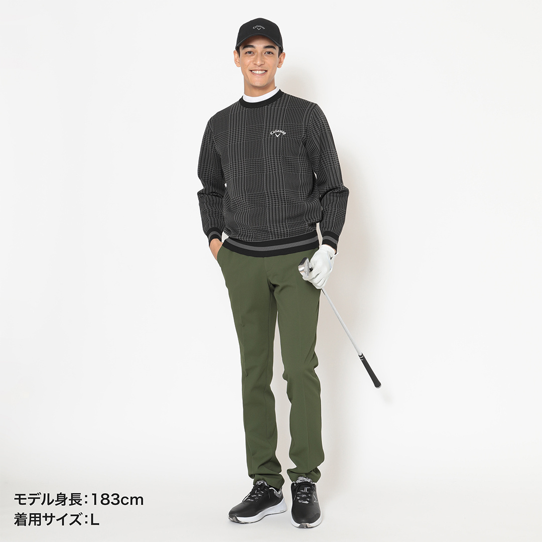 ★新品未使用★キャロウェイ　2WAYストレッチピケテーパードパンツ Lサイズ 2WAYストレッチピケテーパードパンツ (MENS)