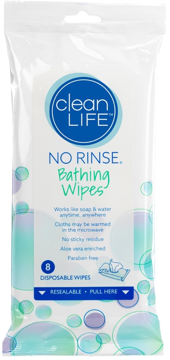 No-Rinse Bathing Wipes - 24/case (NRWC) photo