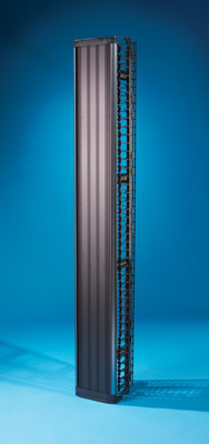 MM10 Vertical Cable Management Cage - with door - 12 in x 13 in x 7 ft