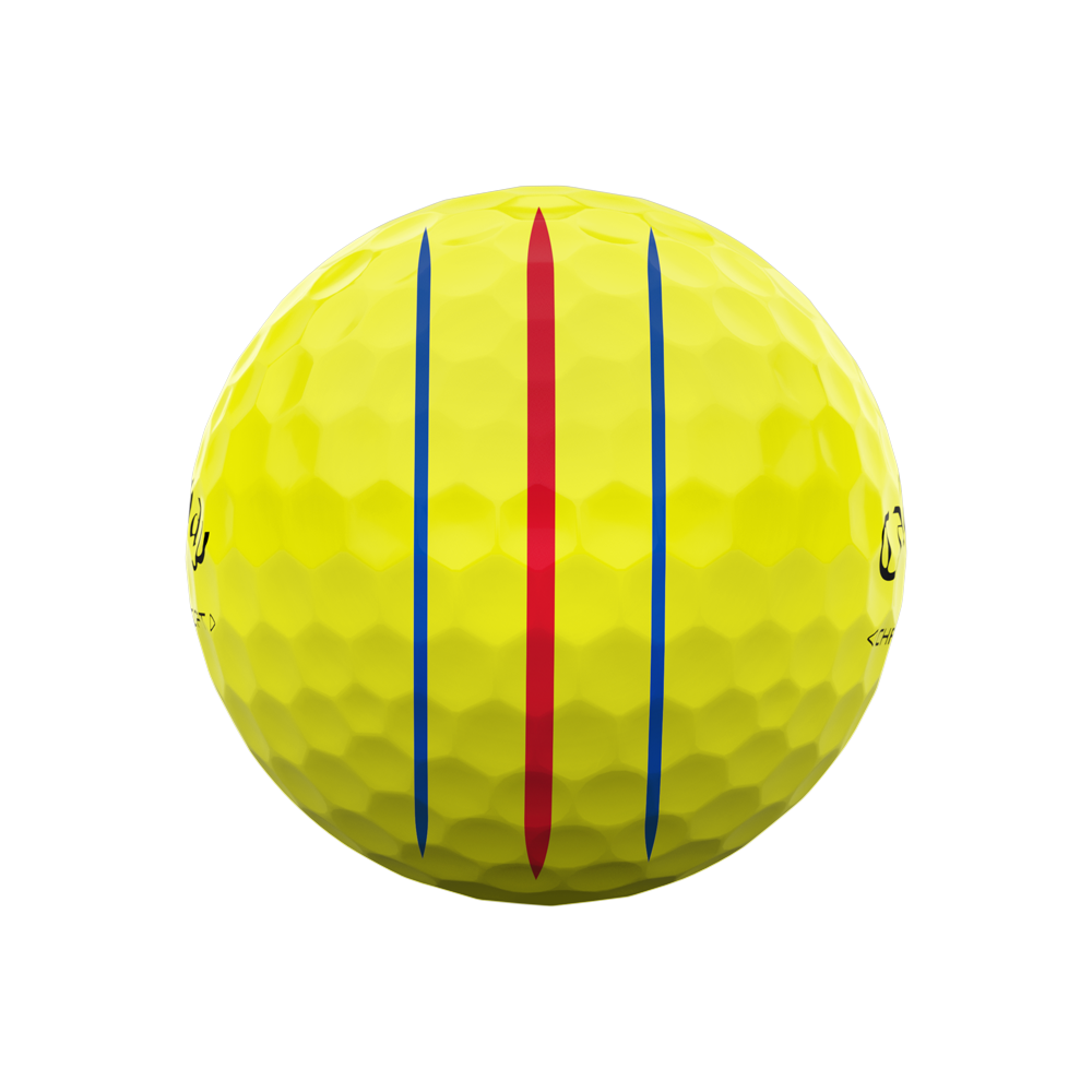 キャロウェイ　ゴルフボール　クロムソフト　イエロー　トリプルトラック　2ダース CHROME SOFT トリプル・トラック イエロー ボール