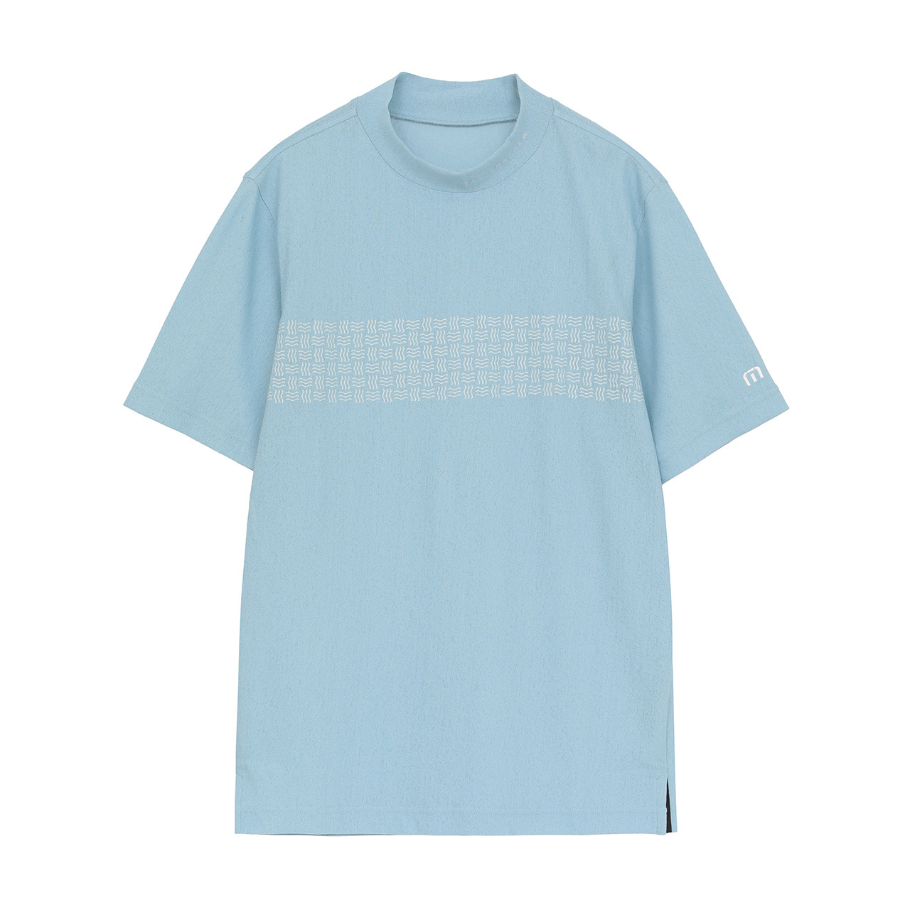 未使用 定価31900円 BRIEFING ラッセルメッシュモックネックM ラッセル編み半袖チェストプリントモックネック(MENS)