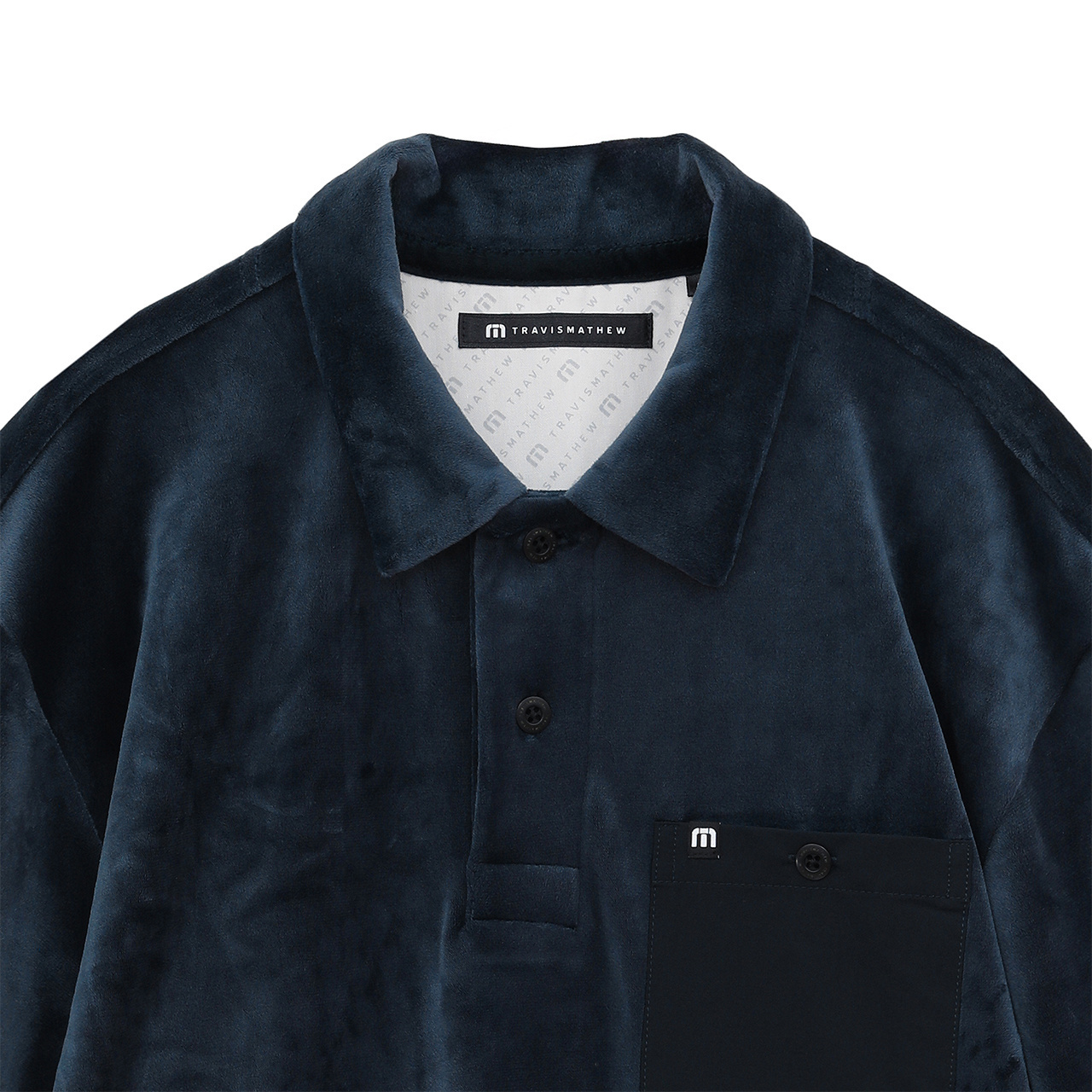 ベロアカットソー 半袖ポロ(MENS)