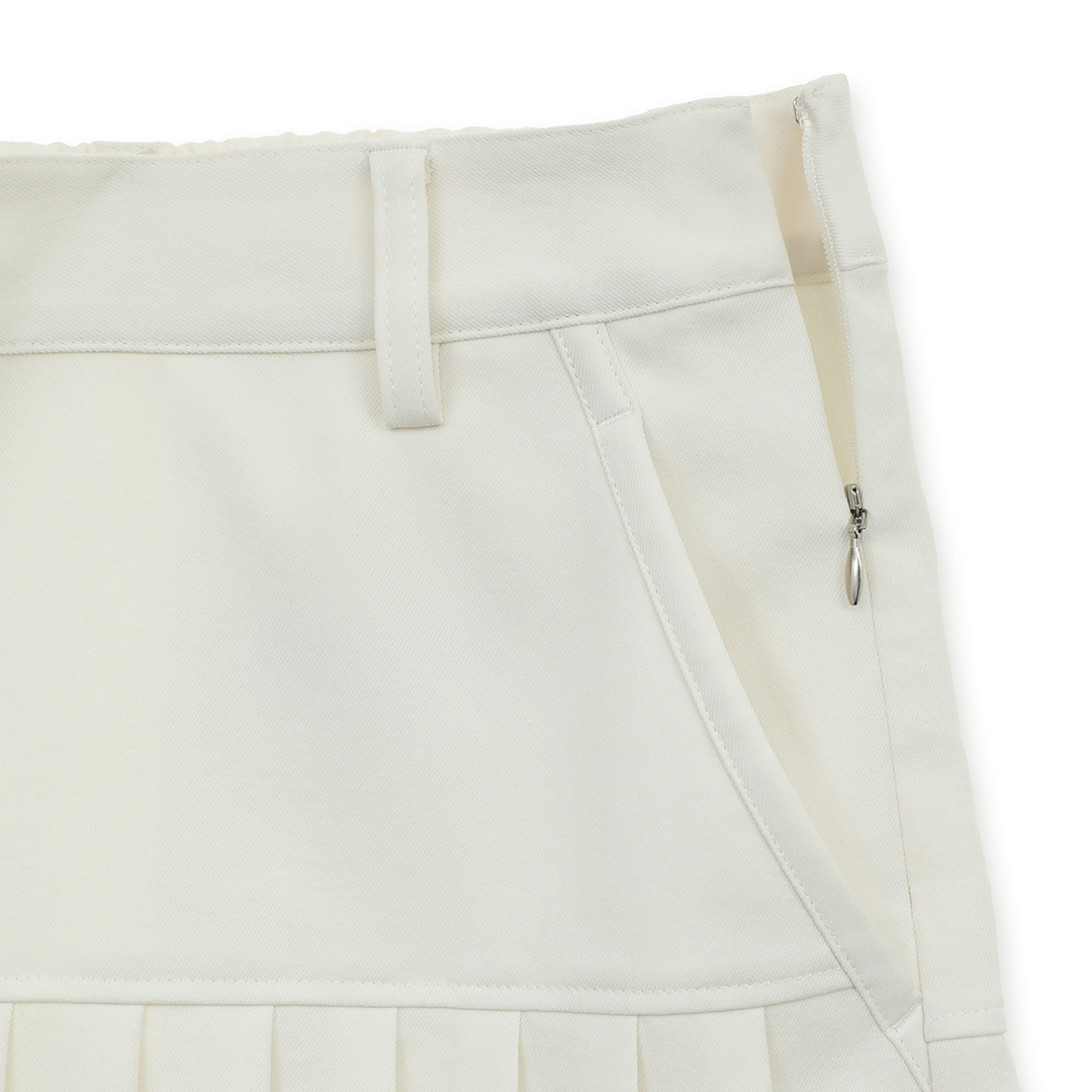 ポリエステルツイルプリーツスカート (WOMENS)