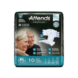 Attends Premier Briefs-X-Large-10/Bag (ATPRMBXT Health & Beauty Health Care Incontinence Aids) photo