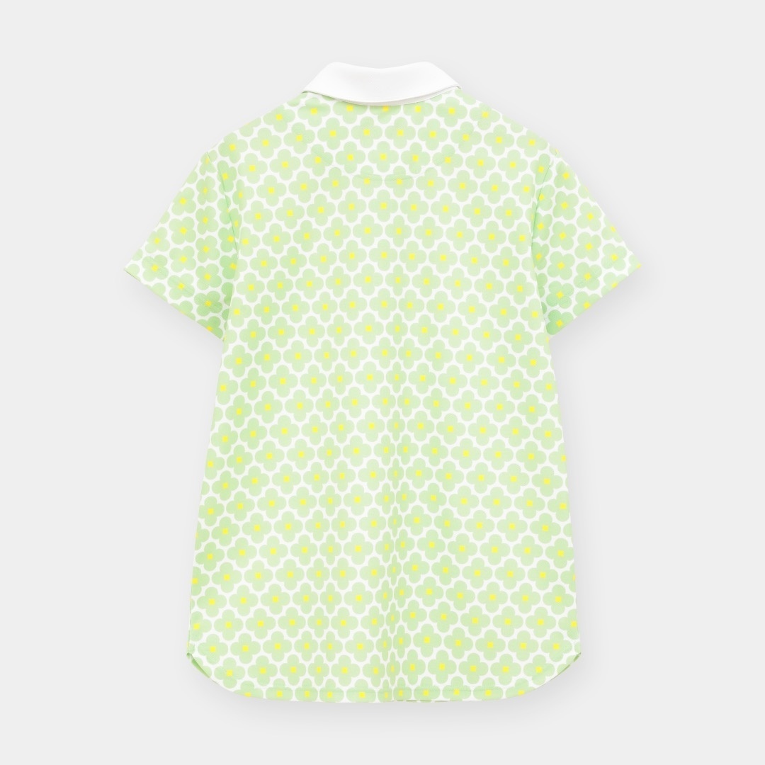 河本結プロ着用】レトロフラワープリント半袖シャツ (WOMENS)