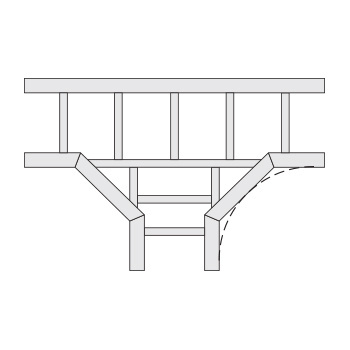 horizontal standard tee