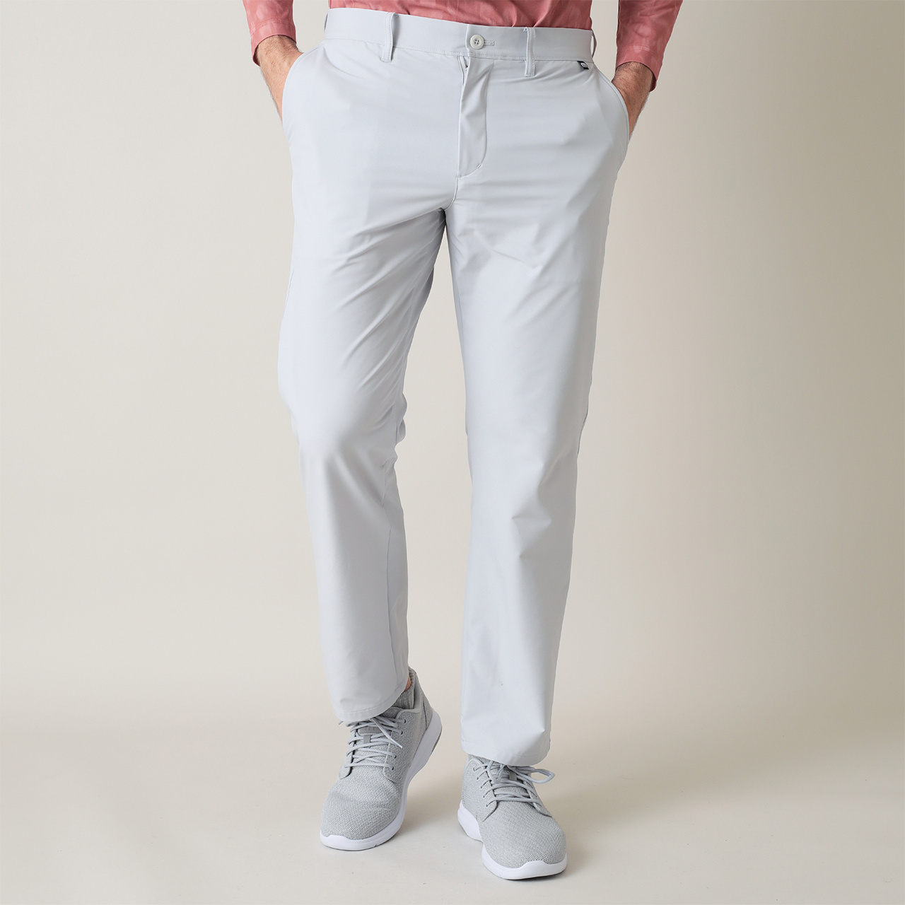 石川遼プロ着用】裏起毛 ストレッチ ストレートパンツ(MENS)