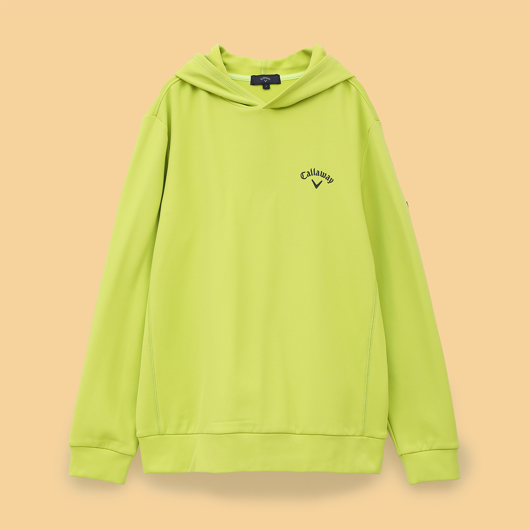 裏起毛ダブルニットフーディーシャツ (MENS)