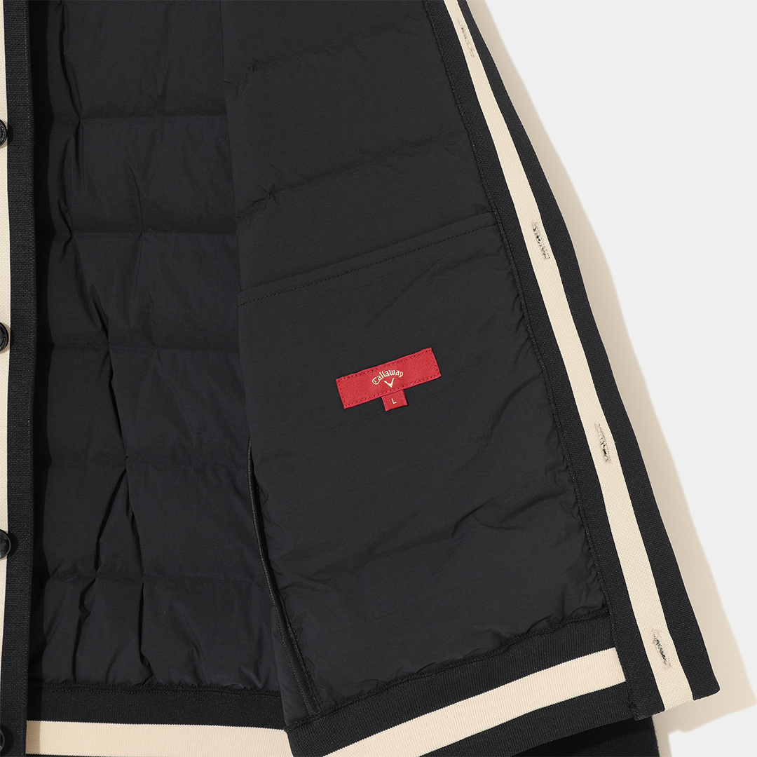 ニットドッキングダウンカーディガン (MENS)