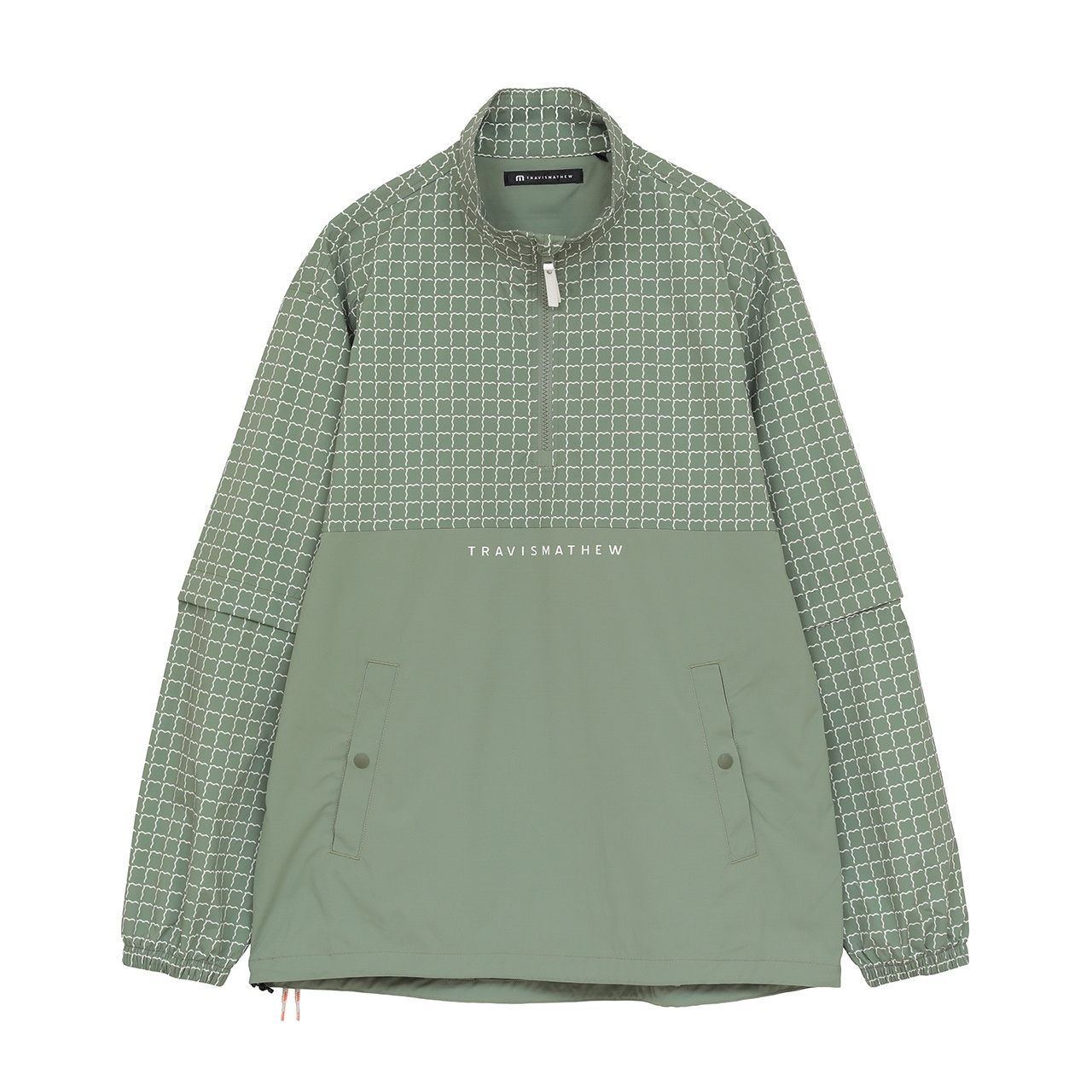 ハーフジップ着脱スリーブジャケット(UNISEX)