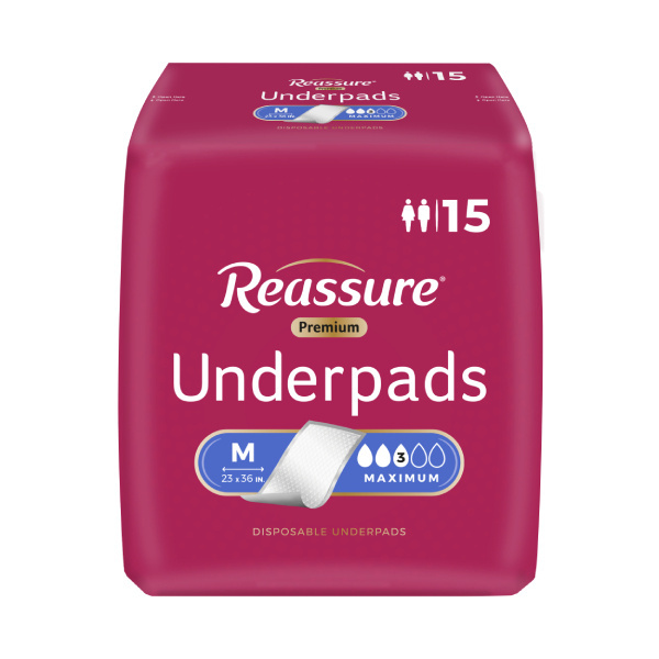Reassure Premium Underpads, 23 in x 36 in - 150/case (RE2336 Health & Beauty Health Care Incontinence Aids) photo