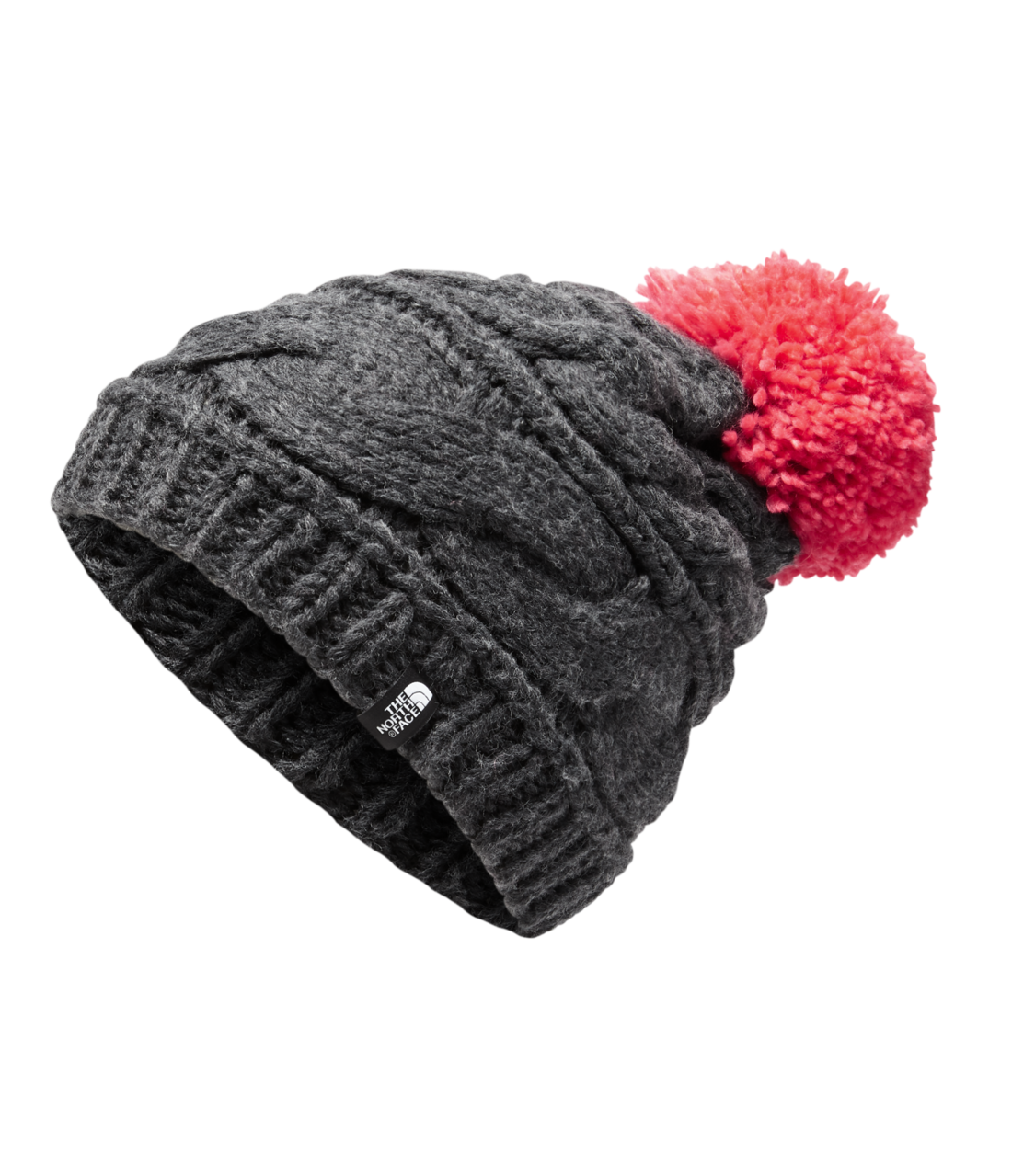 Women’S Triple Cable Pom Beanie_Renewed