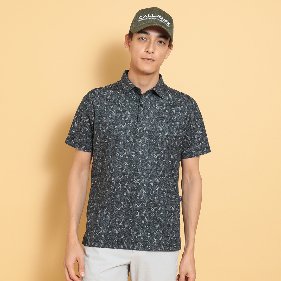 WAAC 幾何学模様 ポロシャツ L WAAC 幾何学模様 ポロシャツ L - メルカリ