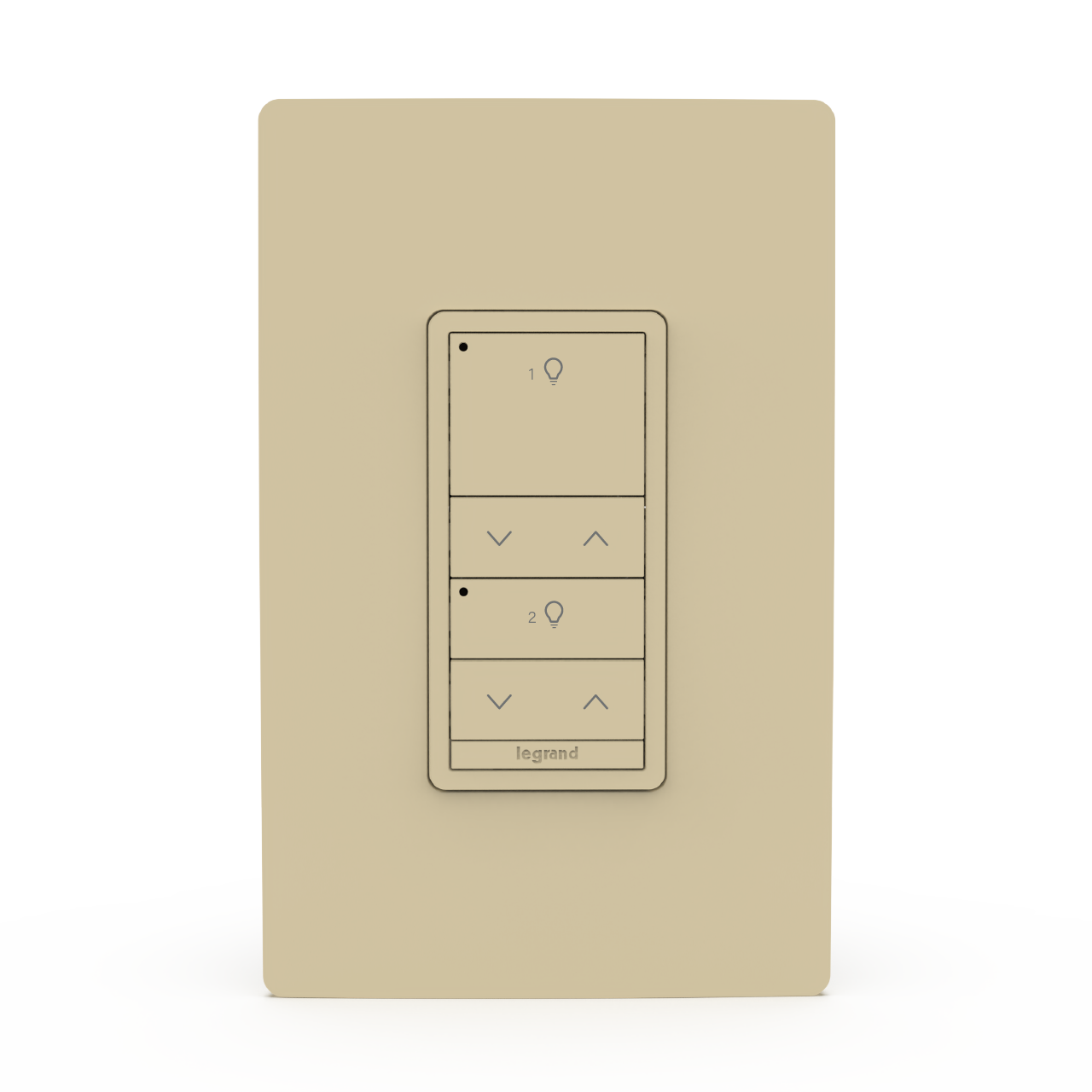 Ivory Wattstopper PLUS 2 Button 2 Rocker Switch