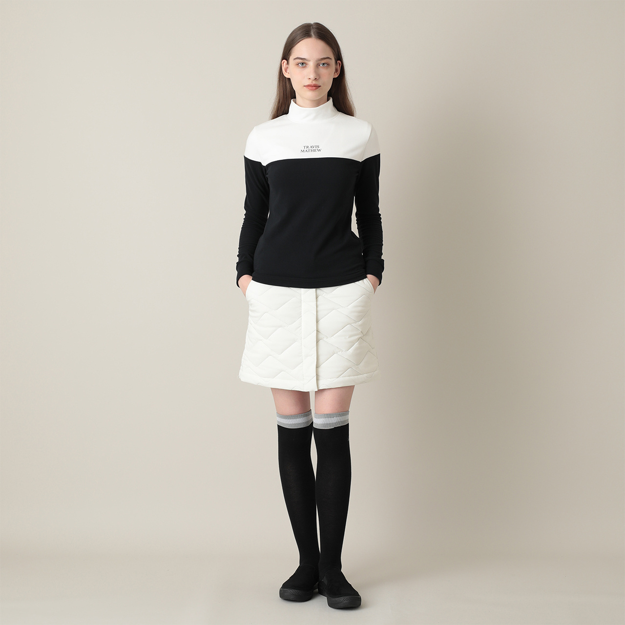 中綿 キルティング スカート(WOMENS)