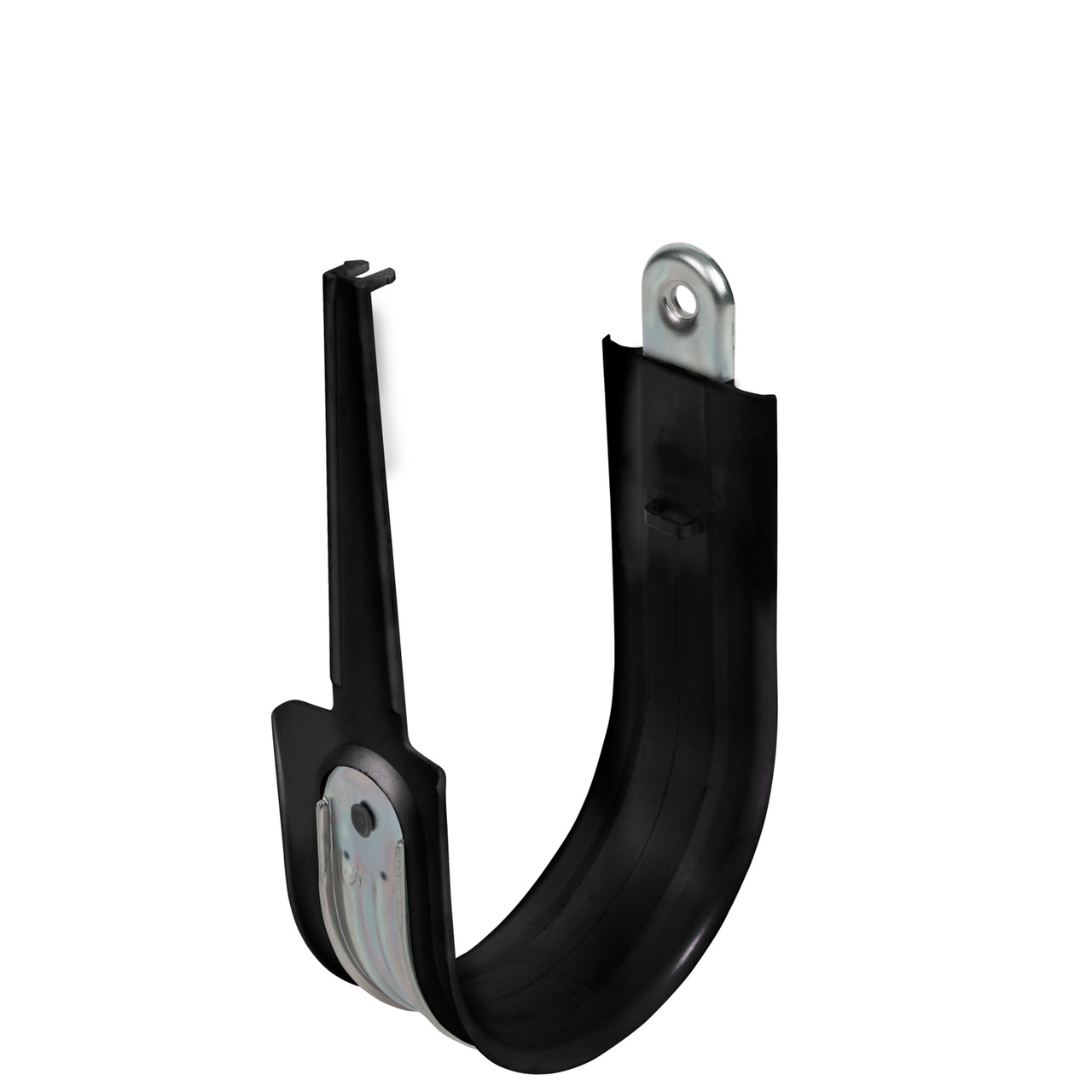 4'' Basic Black Plastic Coated JHook w/ Latch Box of 25 [F000697] J