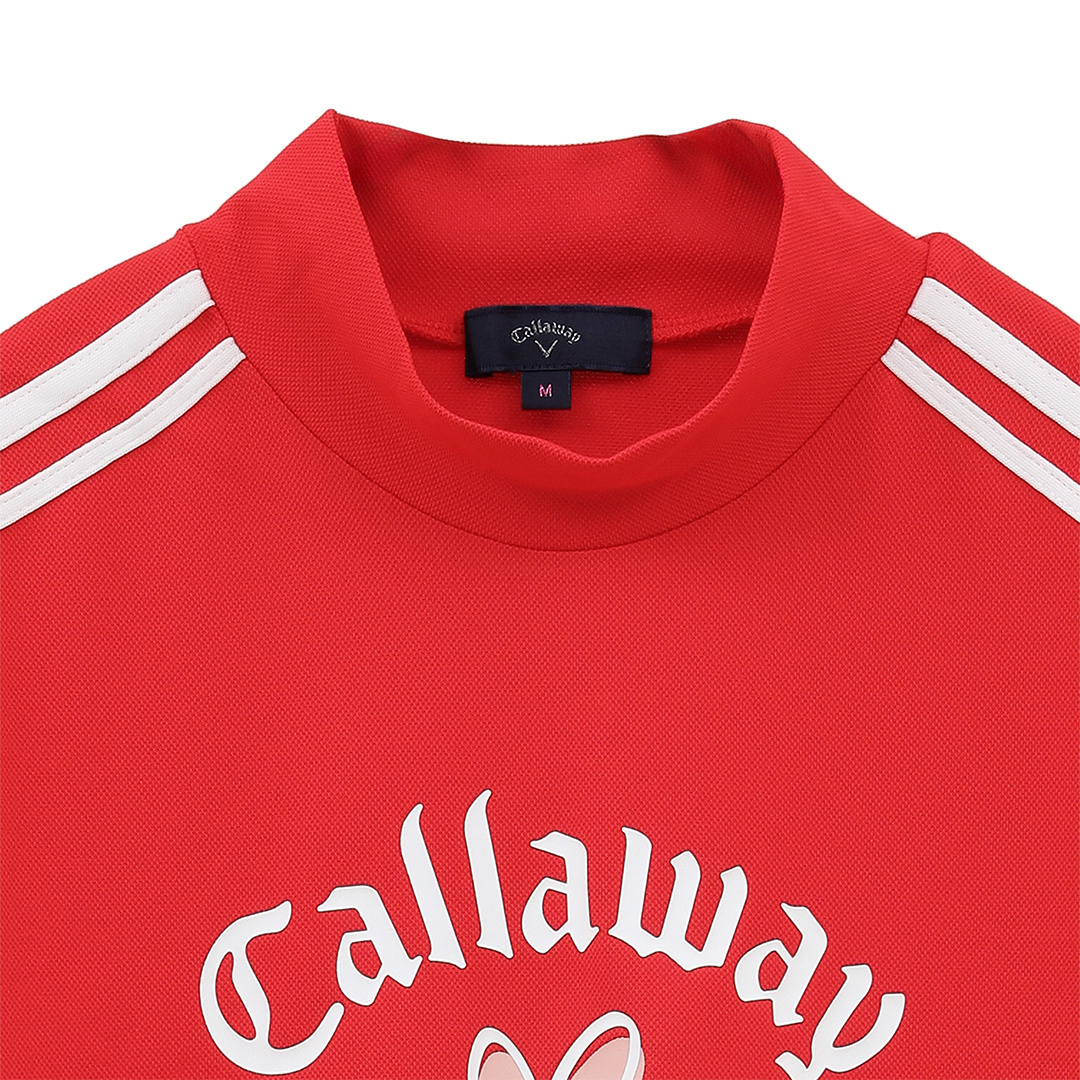 ラブキャロウェイ半袖モックネックシャツ (WOMENS)