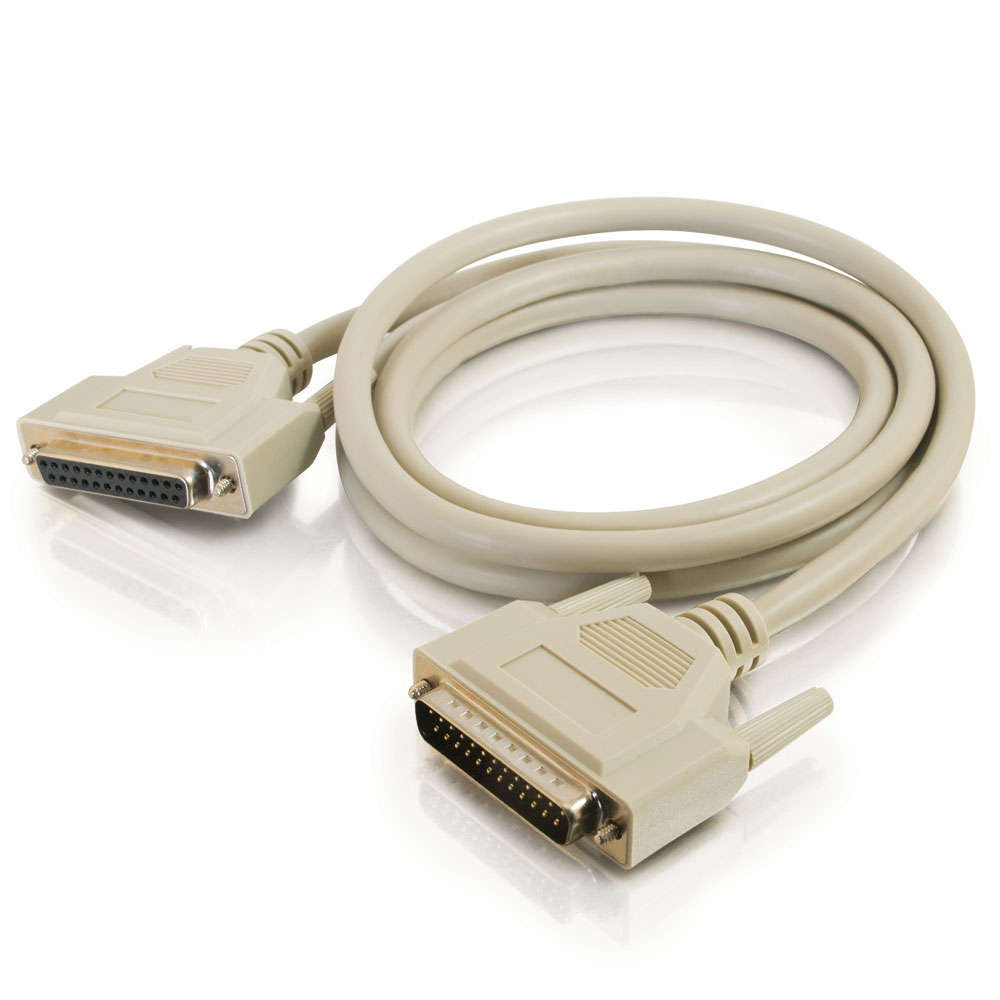 IEEE-1284 DB25 M/F Parallel Printer Extension Cable