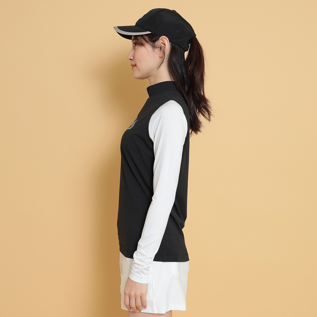 ノースリーブセットモックネックシャツ (WOMENS)