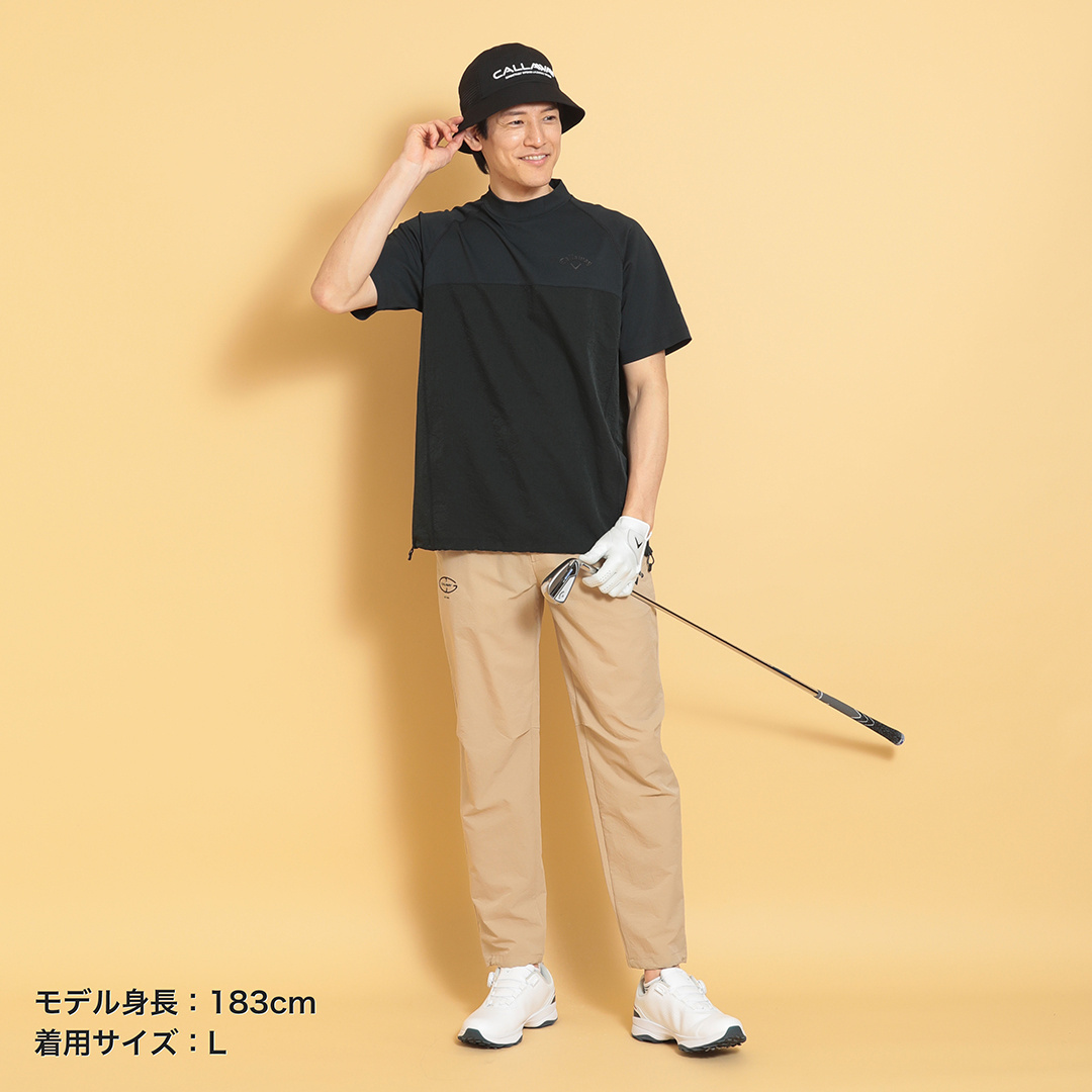 【新品未使用】サイズ4 メンズ モックネックシャツ 1601 3℃裏クールカノコモックネックシャツ ※4Lサイズあり (MENS)