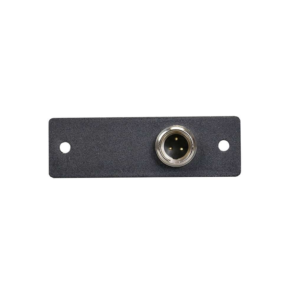 Wiremold Audio/Video Interface Plates (AVIP) Switchcraft Mini XLR 3-Pin Male to Solder Cups