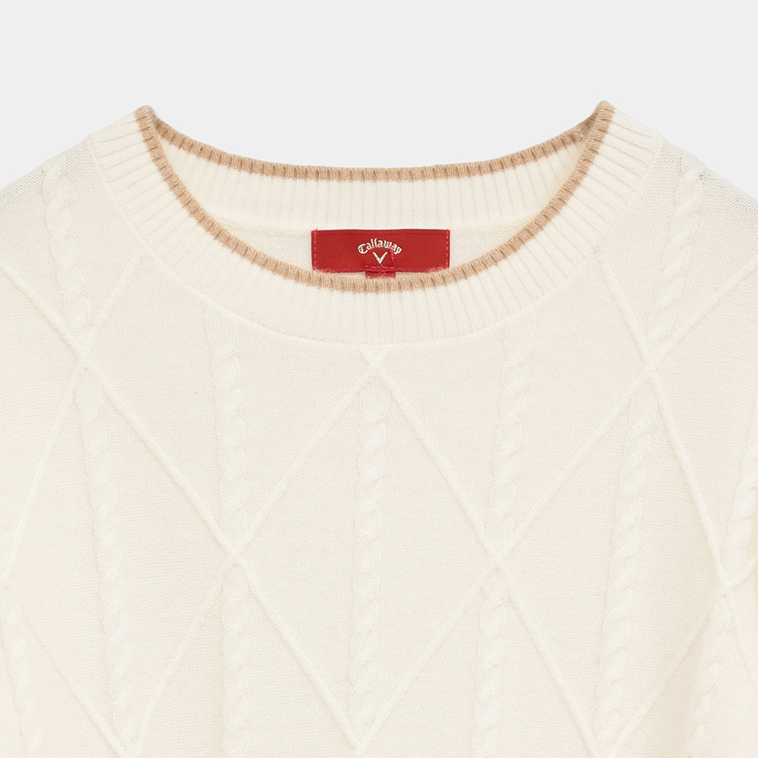 ビックアーガイルカシミヤニット (WOMENS)