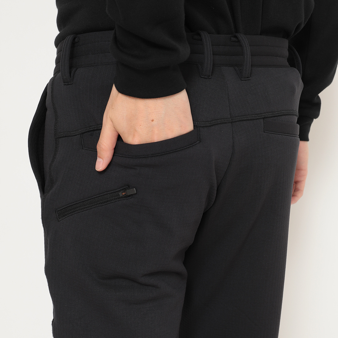 バックグリッド裏起毛ジョガーパンツ (MENS)