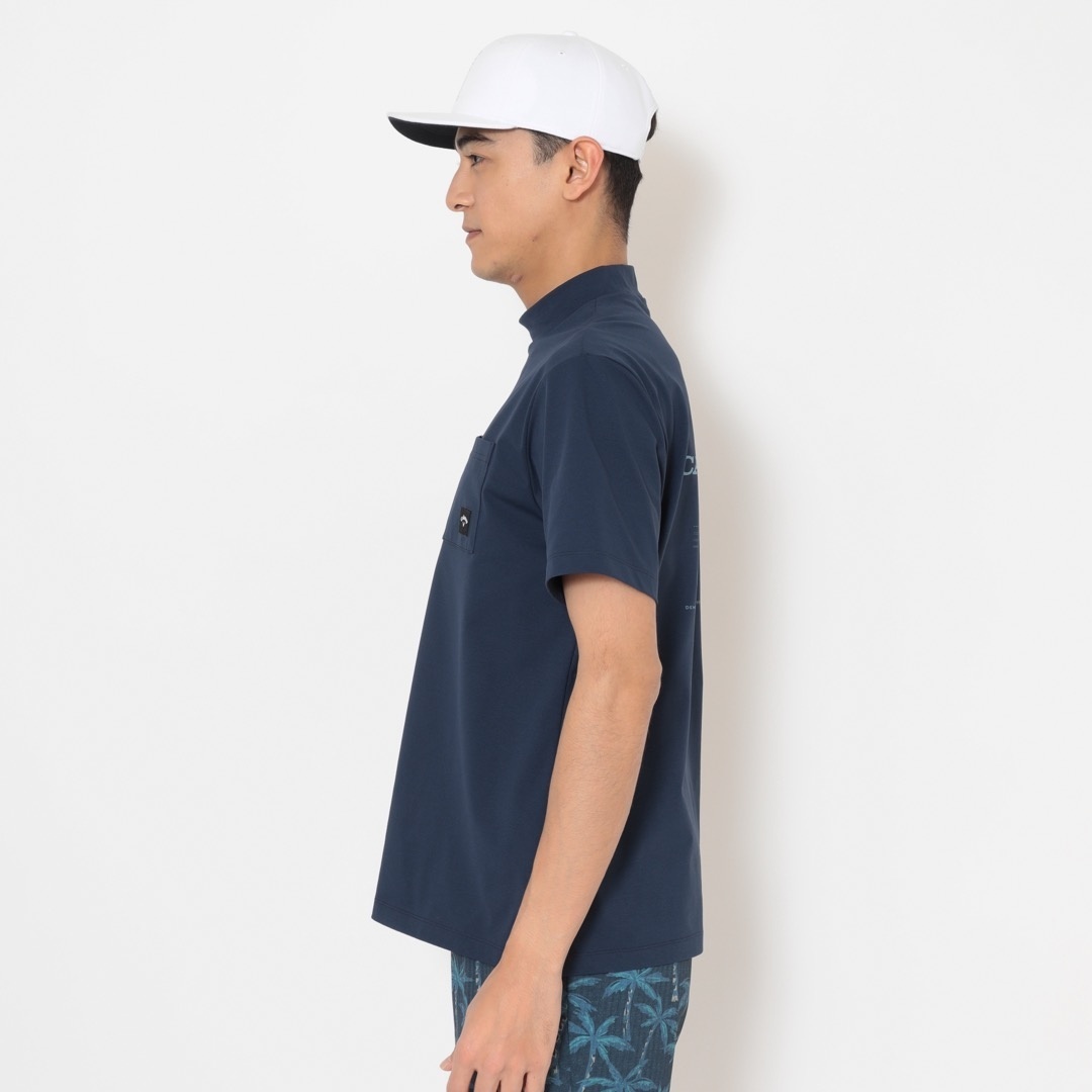 3℃裏クールリラックス半袖モックネック ※4Lサイズあり (MENS)