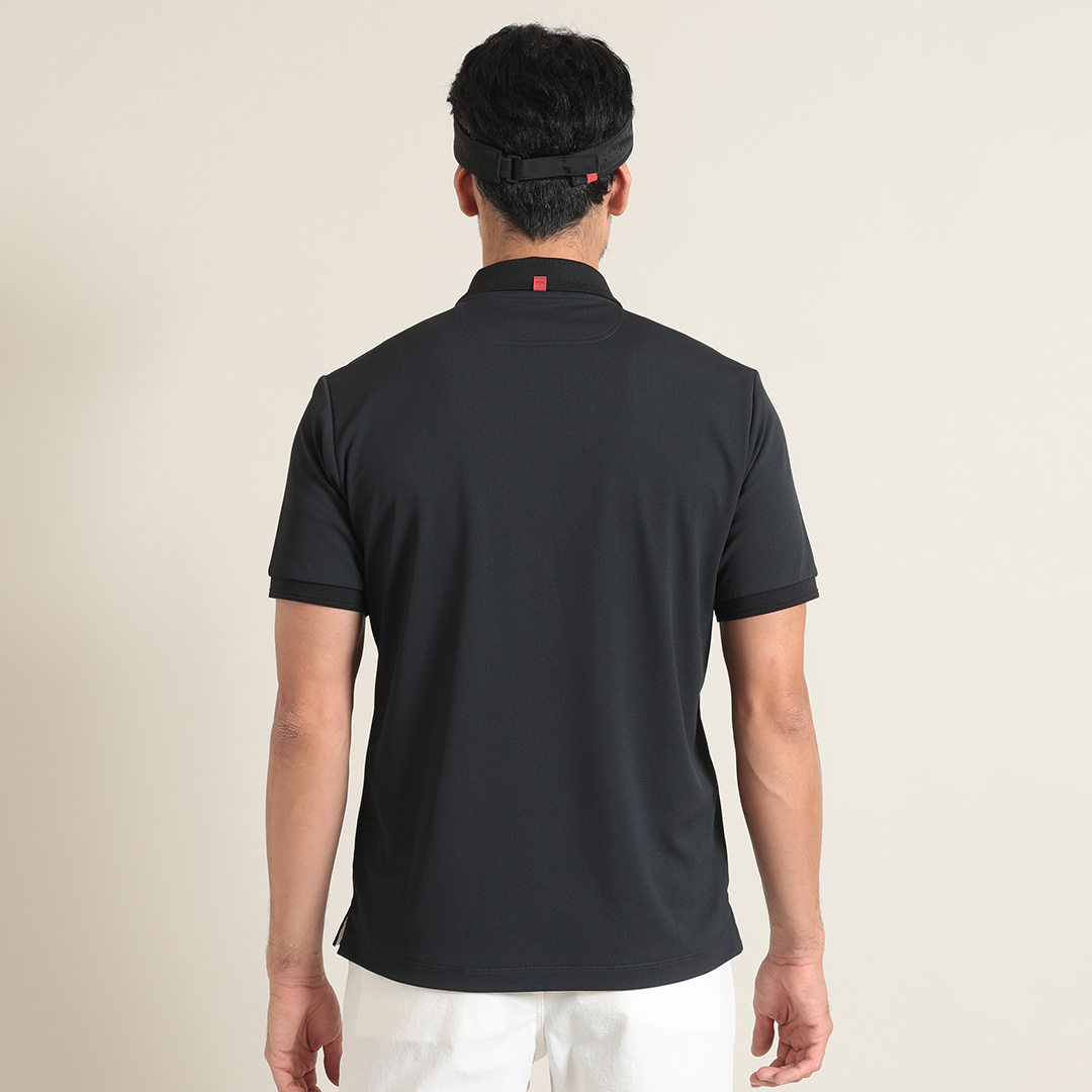 裏クールアイレットカノコ ポロシャツ (MENS)