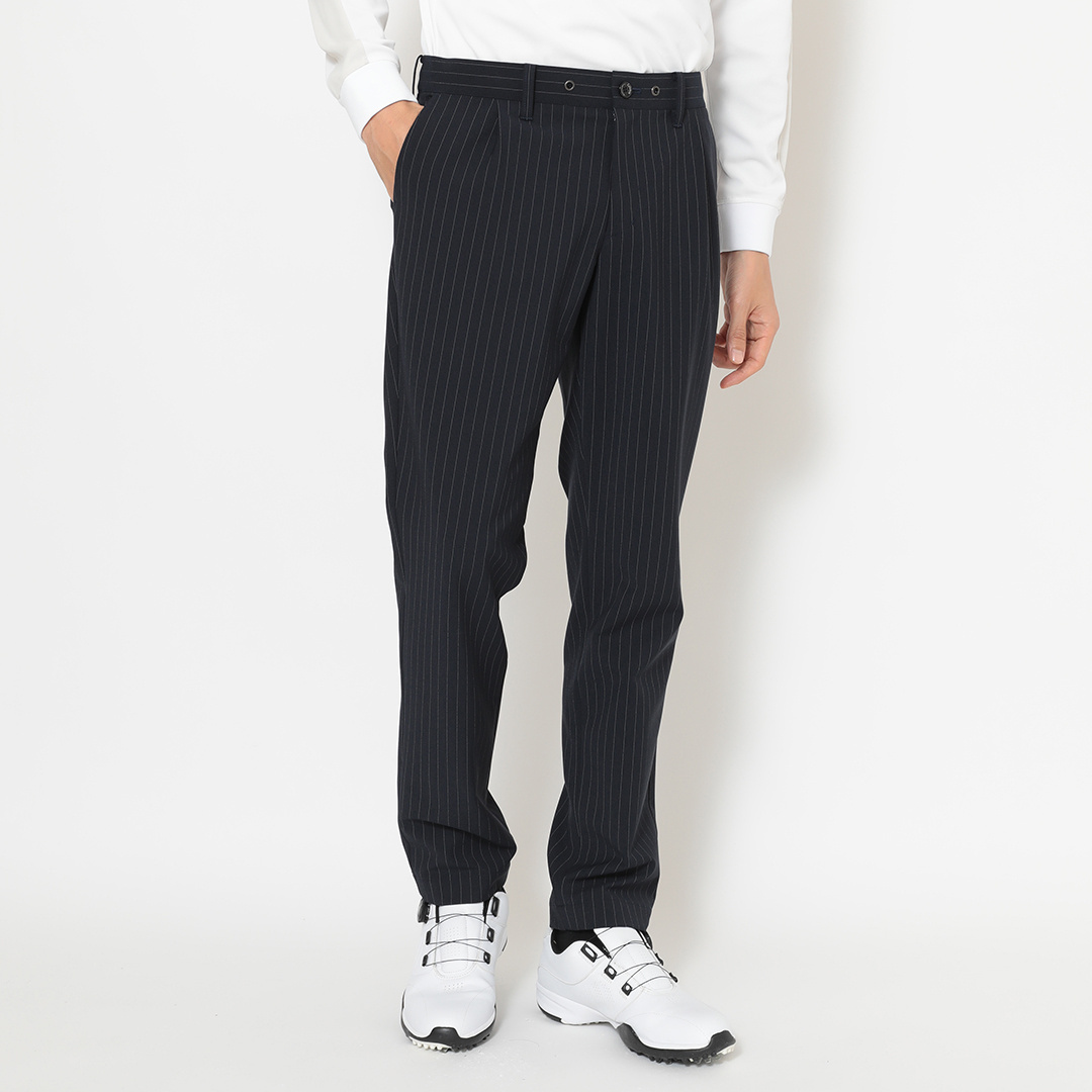 8WAYストレッチ先染めストライプ パンツ (MENS)