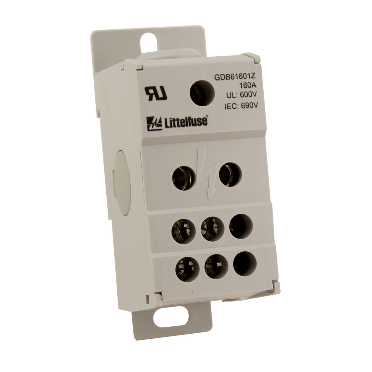 1-POLE 125A IEC / UL DISTRIBUTION BLOCK (125AMP IEC) 115 AMP