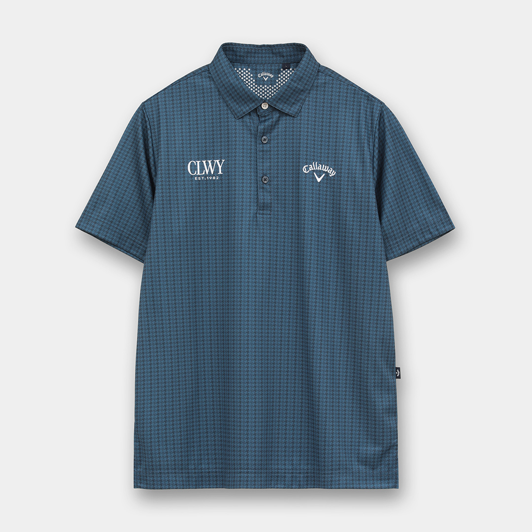 クールコア千鳥総柄半袖シャツインナーセット ※4Lサイズあり (MENS)