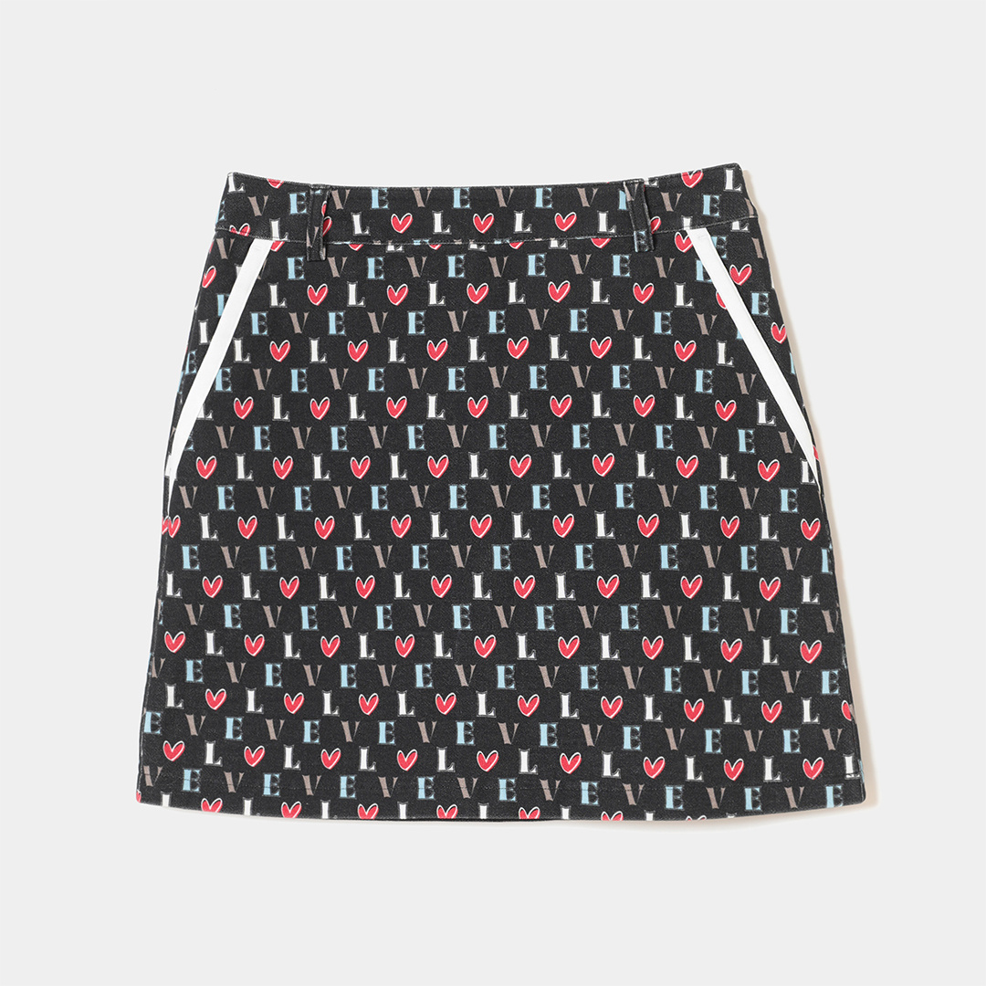 オンライン限定】ラブキャロウェイハートプリントスカート (WOMENS)