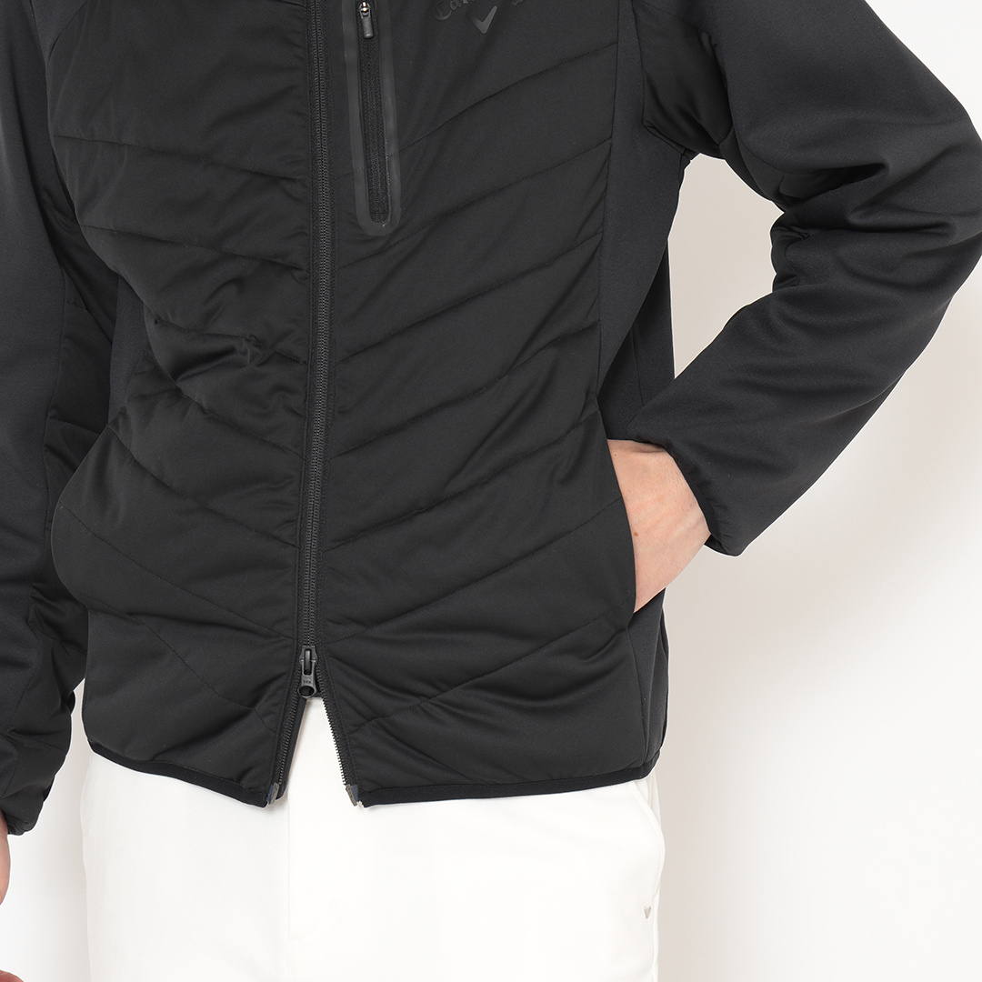 スターストレッチ×裏起毛コンビブルゾン (MENS)